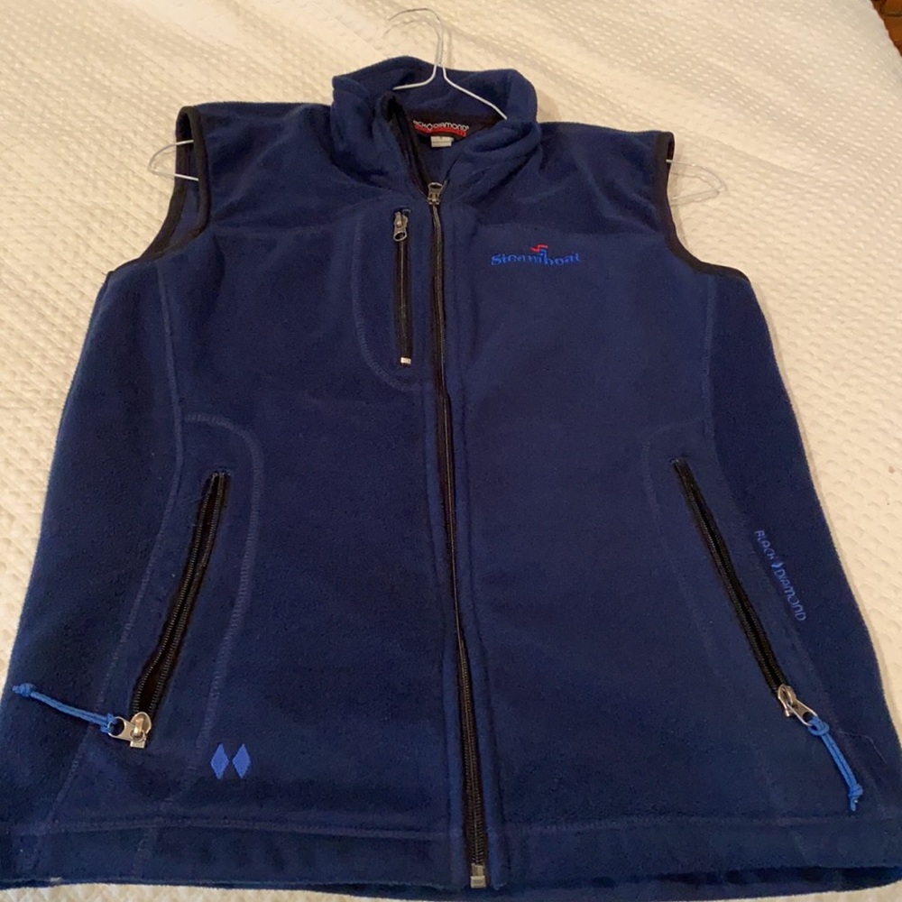 Men’s Steamboat Black Diamond Fleece Vest 3 Pkt